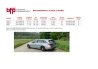 Technische Daten Mercedes-Benz C-Klasse T-Modell Juni 2021