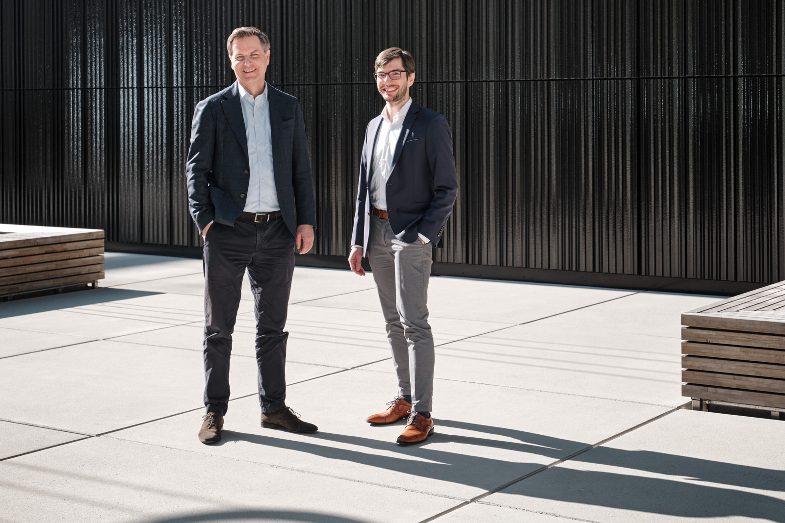 Führen seit 1. August 2022 gemeinsam die Geschäfte: Alexander Wiedenbach (l.) und Stefan Rosengarten